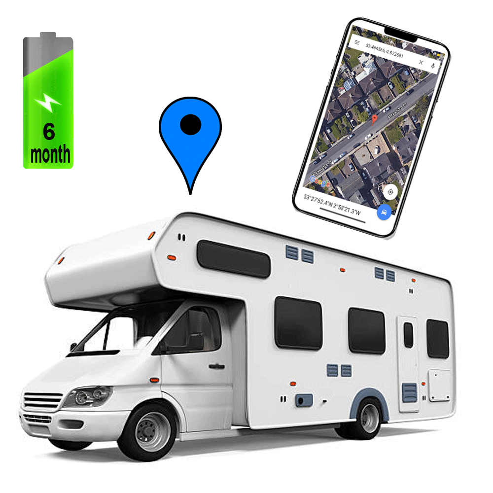 Subscription Free Motorhome Tracker - No Wires - 6 Month Battery